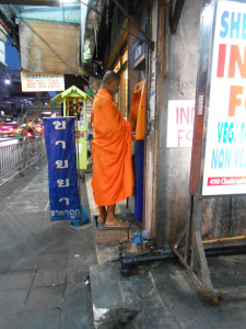 Monk at an ATM