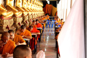 monks at study