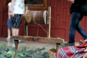 spinning silk