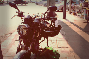 vintage motorbike