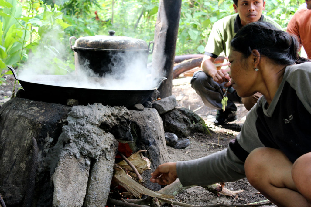 boiling sap