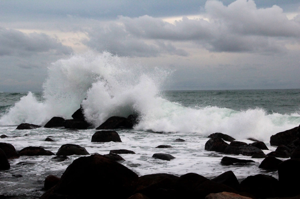 Tide coming in